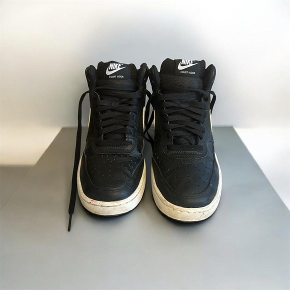 Nike Shoes - Nike Black and White High-Top Sneakers